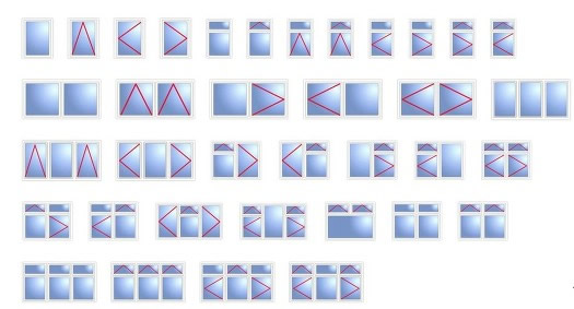 Window opening possibilities